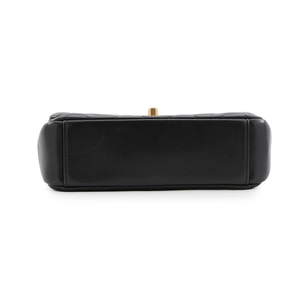 Chanel Chain Shoulder Bag Matelassé Coco Mark Lambskin AS2734 CHANEL Black Ha... - Picture 3 of 16